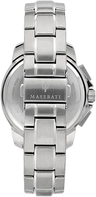 Maserati Men's Successo Solar R8873645003 Quartz Black Stainless Steel 44mm Dial