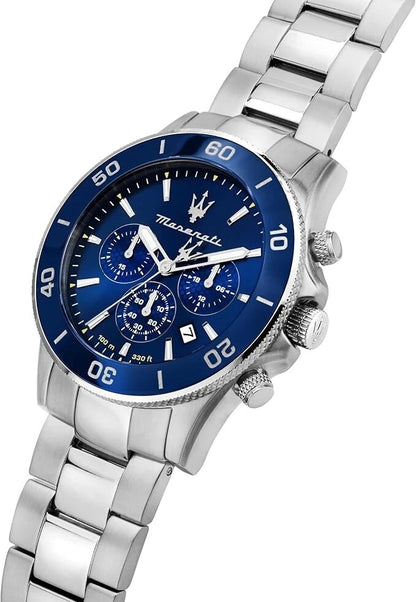 Maserati Competizione Men's Chronograph Quartz Watch R8873600002 Stainless Steel