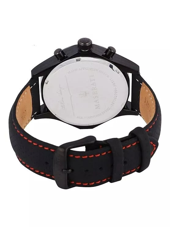 Maserati Circuito Chronograph Men's Quartz Watch R8871627004 Black Dial 44mm