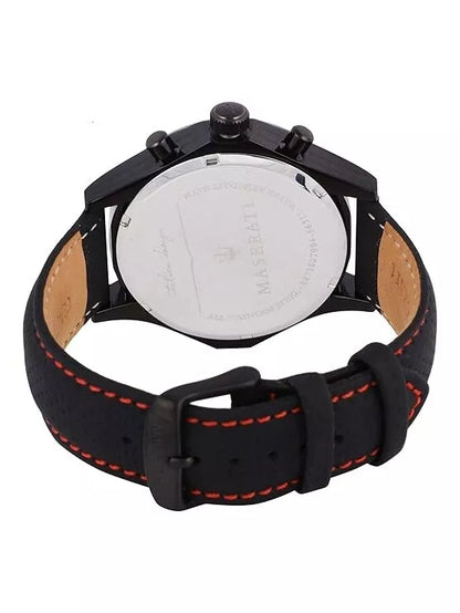 Maserati Circuito Chronograph Men's Quartz Watch R8871627004 Black Dial 44mm