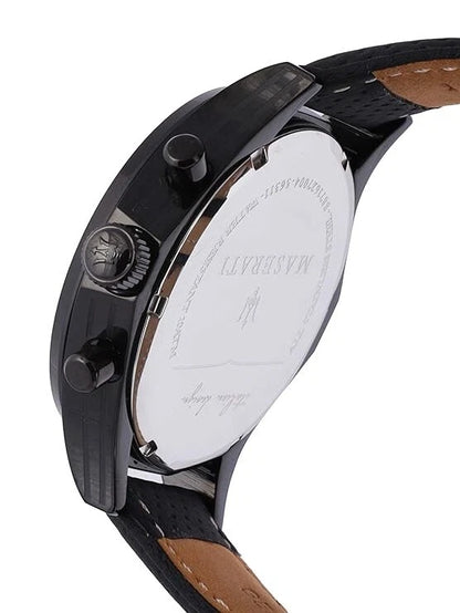 Maserati Circuito Chronograph Men's Quartz Watch R8871627004 Black Dial 44mm