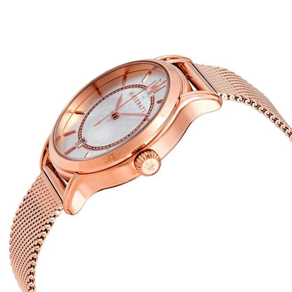 Maserati Epoca Quartz Silver Mother of Pearl Ladies Watch R8853118506 White Dial