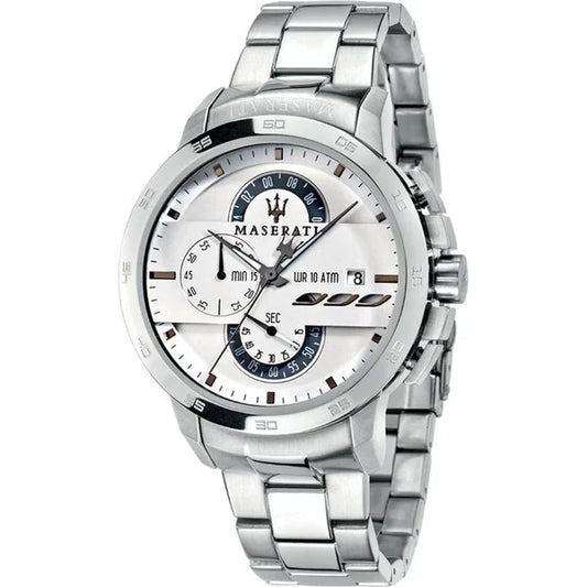 Maserati Ingegno Chronograph Men's Automatic Watch R8873619004 Steel 45mm Dial
