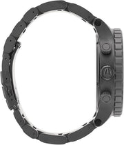 Nixon A083-632 Mens Chronograph Quartz Watch Gray Dial 51mm
