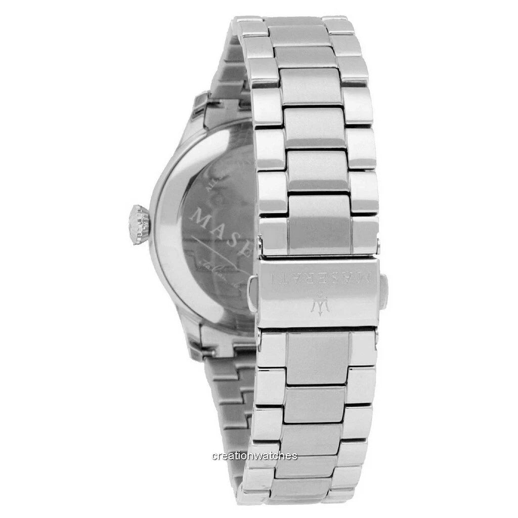 Maserati Men's Analogue Quartz Watch R8853125002 Stainless Steel Black Dial 40mm