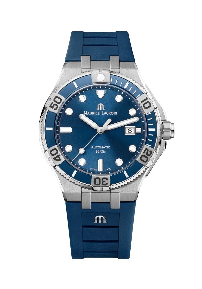 Maurice Lacroix AIKON AI6058-SS001-430-1 Automatic Chronograph Men’s Watch Blue