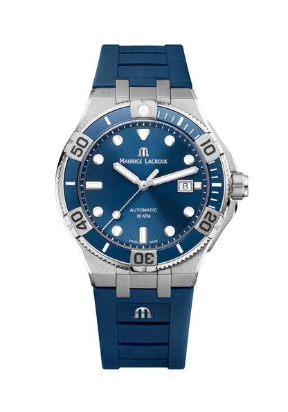 Maurice Lacroix AIKON AI6058-SS001-430-1 Automatic Chronograph Men’s Watch Blue