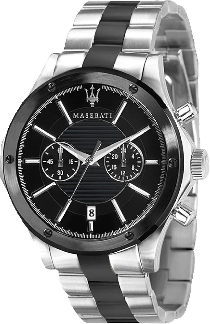 Maserati R8873627003 Men's Chronograph Quartz Watch Stainless Steel 44mm Dial