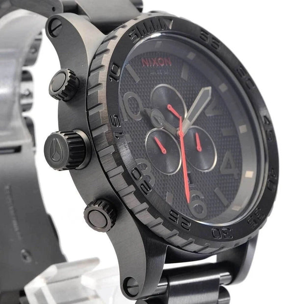Nixon Mens Chrono Analogue Quartz Watch A083-2298 Stainless Steel 51mm Dial