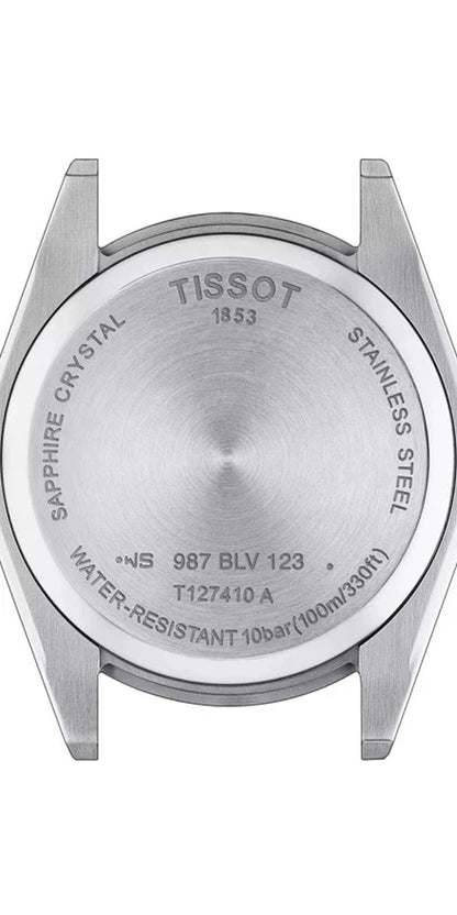 Tissot Carson Premium Quartz Blue Dial Leather Strap Watch T127.410.16.041.00