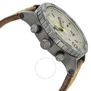 Nixon Mens 51-30 Chrono Analogue Quartz Watch A124-2388 Leather Strap 51mm Dial