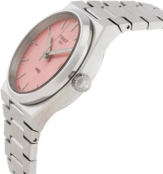Tissot PRX Silver Women's Watch T137.410.11.031.00 Registered Authentic Full Set