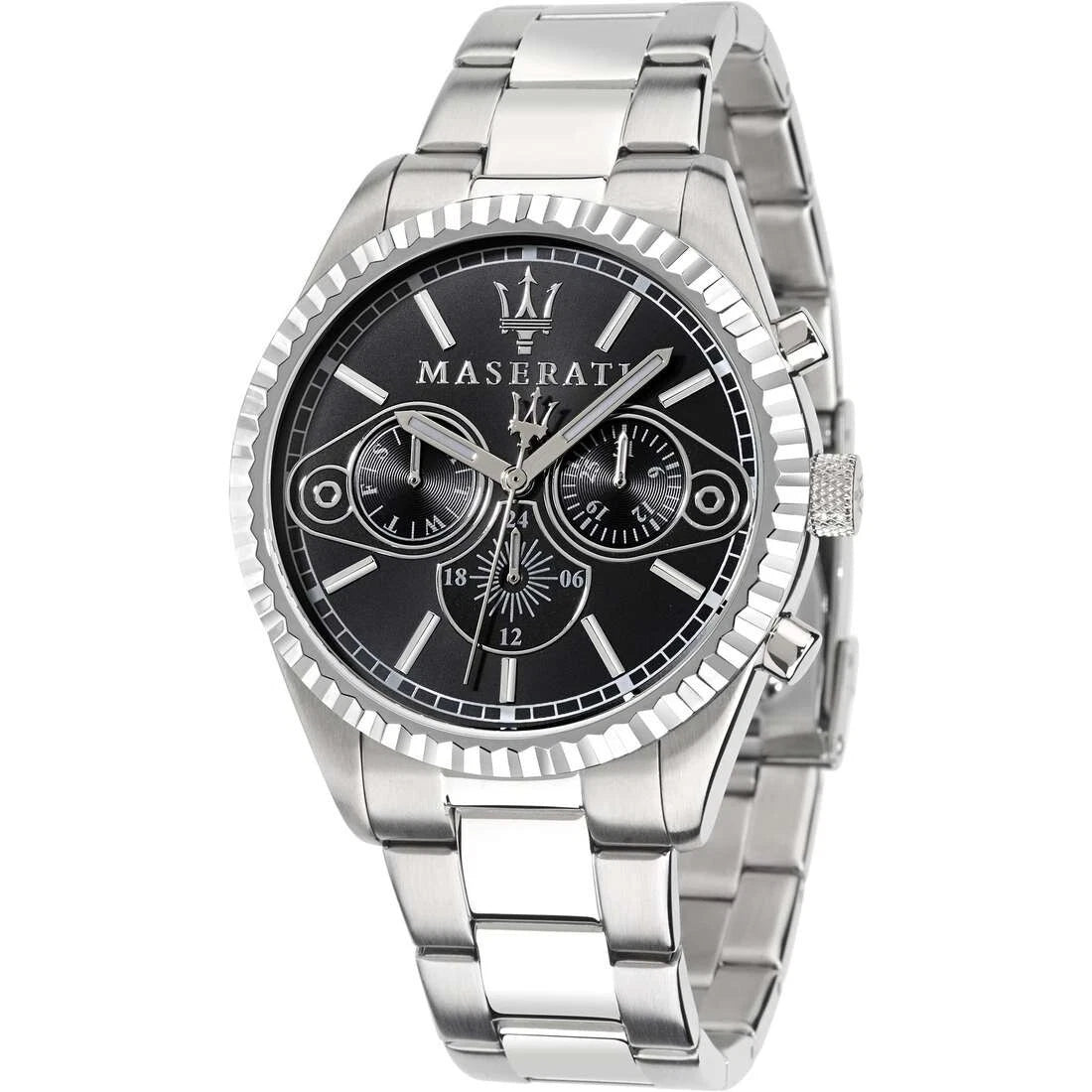 Maserati Competizione Chronograph Quartz Men's Watch R8853100014 Black Dial 43mm