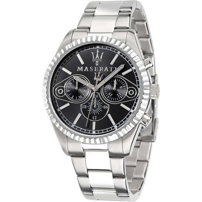 Maserati Competizione Chronograph Quartz Men's Watch R8853100014 Black Dial 43mm