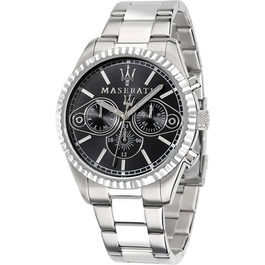 Maserati Competizione Chronograph Quartz Men's Watch R8853100014 Black Dial 43mm