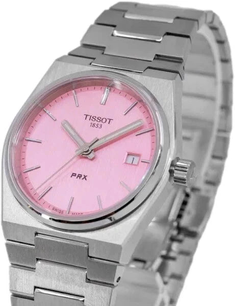 Tissot PRX Silver Women's Watch T137.410.11.031.00 Registered Authentic Full Set