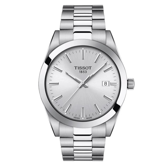 Tissot Carson Premium Quartz Silver Dial Stainless Steel Watch T127.410.11.031