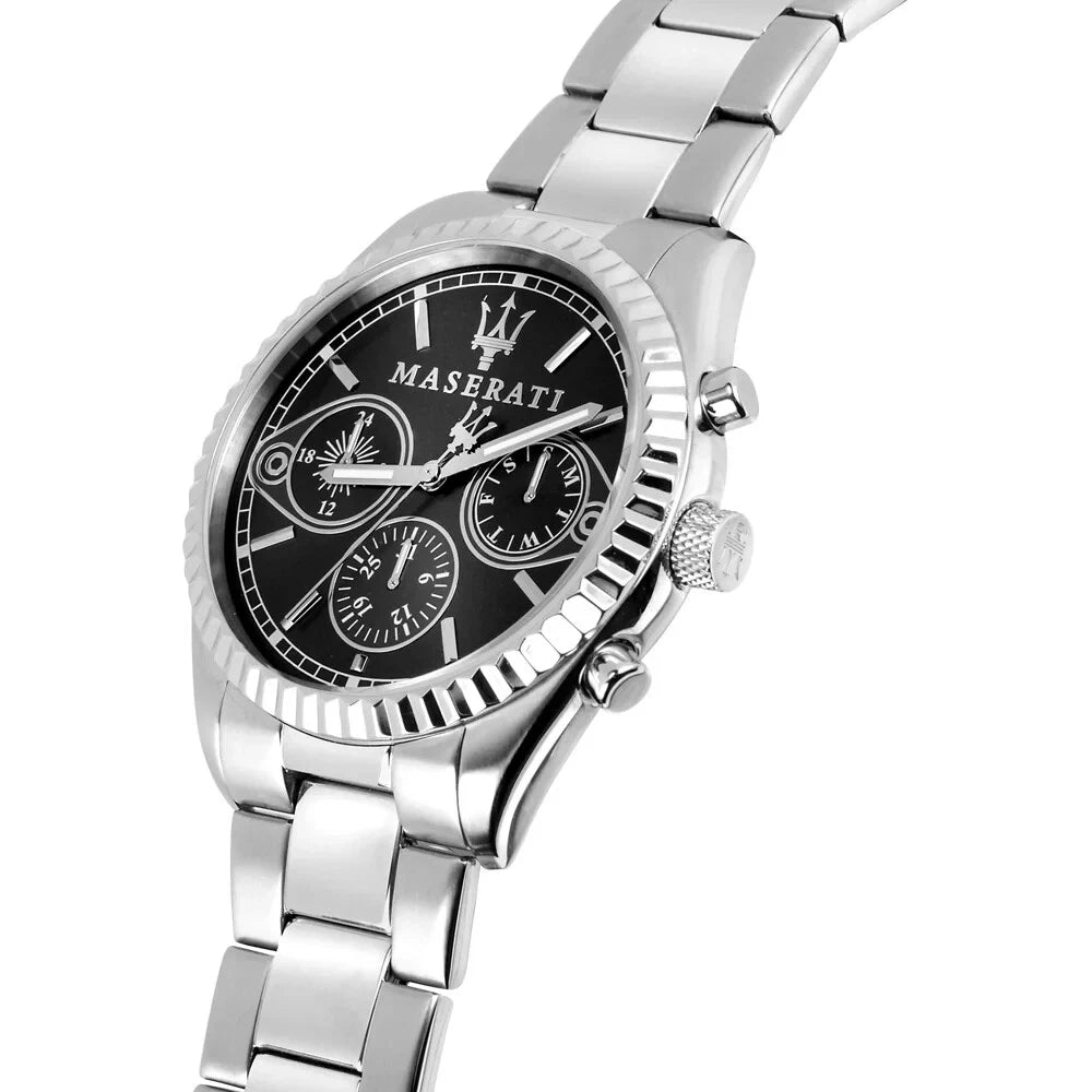 Maserati Competizione Chronograph Quartz Men's Watch R8853100014 Black Dial 43mm