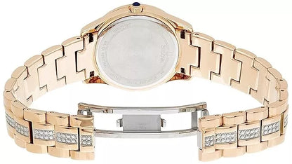 Bulova Women's Crystal Collection Analog Mother of Pearl Dial Watch 98L197 32mm