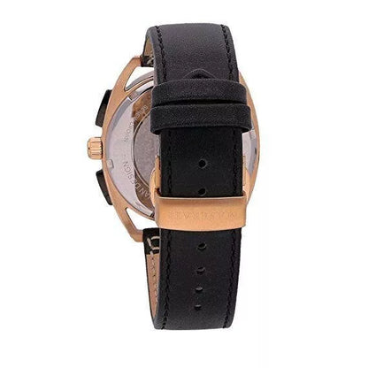 Maserati Trimarano Men's R8871632002 Chronograph Black Dial Leather Strap Watch