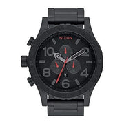 Nixon Mens Chrono Analogue Quartz Watch A083-2298 Stainless Steel 51mm Dial