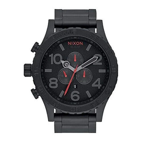 Nixon Mens Chrono Analogue Quartz Watch A083-2298 Stainless Steel 51mm Dial