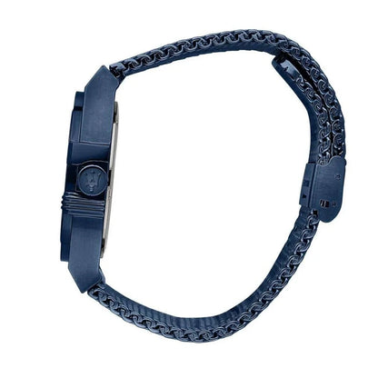Maserati Potenza R8853108008 Men's Quartz Analog Blue Dial Watch Mesh Steel 42mm