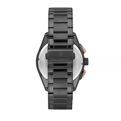 Maserati Traguardo R8873612016 Men Analog Quartz Stainless Steel Black Dial 45mm
