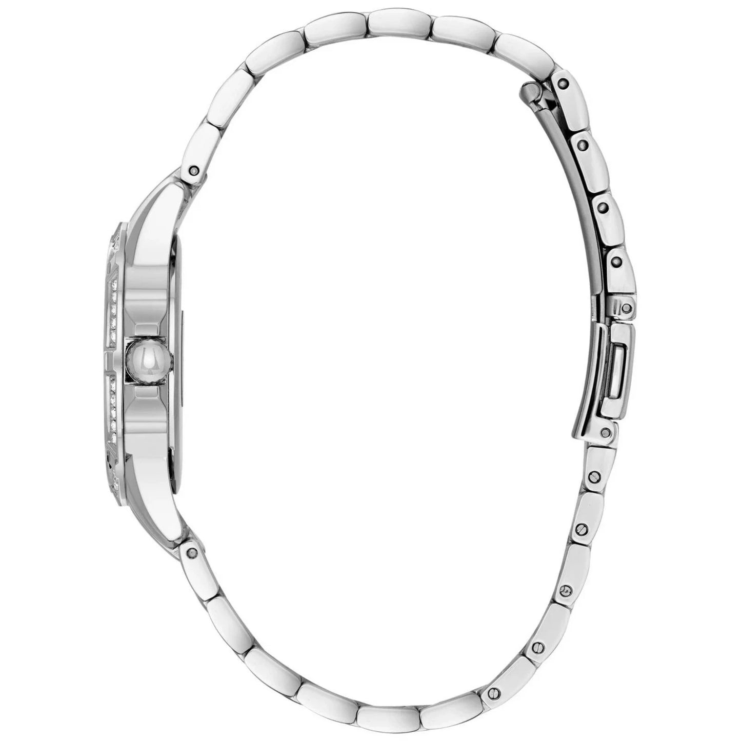 Bulova Women's Crystal Collection Mother or pearl Dial Watch 96L238 30mm Dial