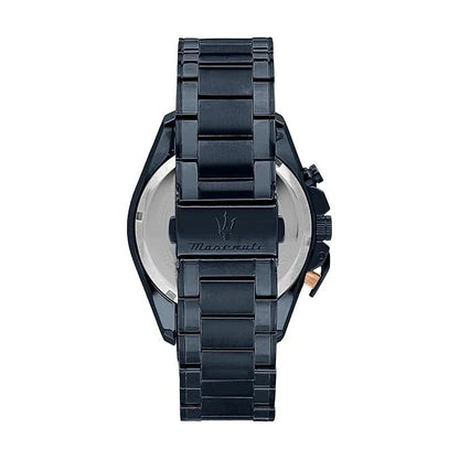 Maserati Men's Chronograph Sport Watch R8873612054 All Blue Stainless Steel 45mm