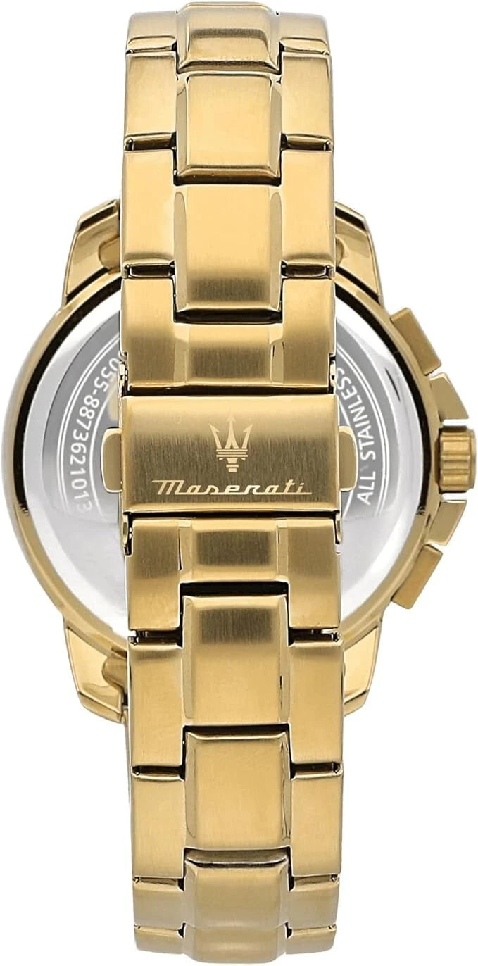 Maserati Successo Men's Chronograph Analog Watch R8873621021 Quartz Steel 44mm