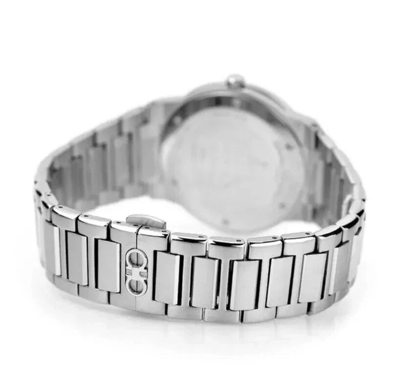 Ferragamo SFDT00229 F-80 Slim Classic Men's Quartz Watch Stainless Steel 42mm,