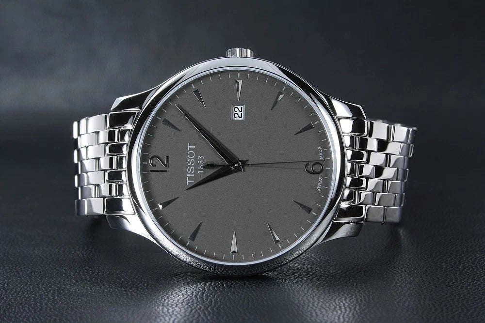 Tissot Tradition T063.610.11.067.00 Gray Dial Quartz Men's Watch New