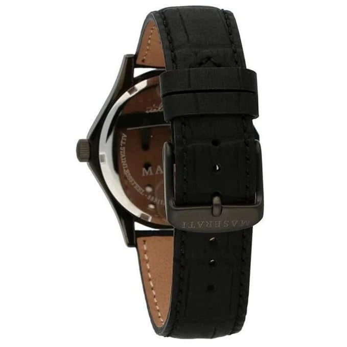 Maserati Sfida R851123008 Chronograph Black Silicone Strap Men’s Watch 44mm