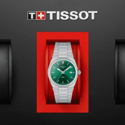 Tissot PRX 35mm Green Dial Quartz Stainless Steel Watch T137.210.11.081.00