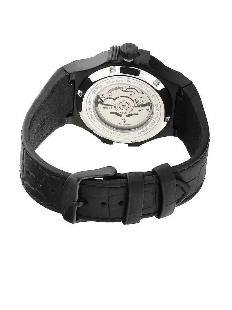 Maserati Triconic Men's Chronograph Watch R8871639004 PVD Stainless Steel 43mm