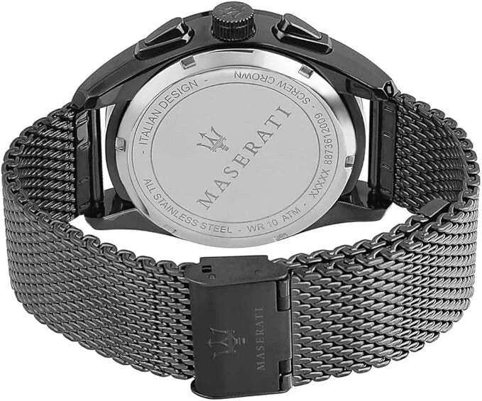 Maserati Traguardo Men's R8873612009 Quartz Navy Blue Dial Stainless Steel Watch