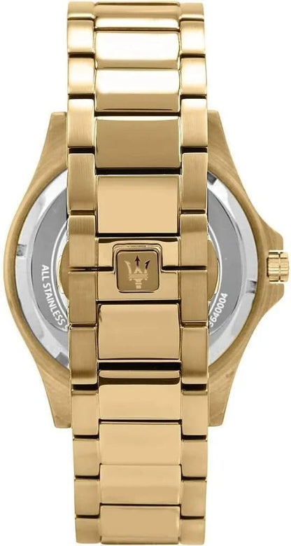 Maserati SFIDA Men's Watch R8823140003 Automatic Black Dial Stainless Steel 44mm