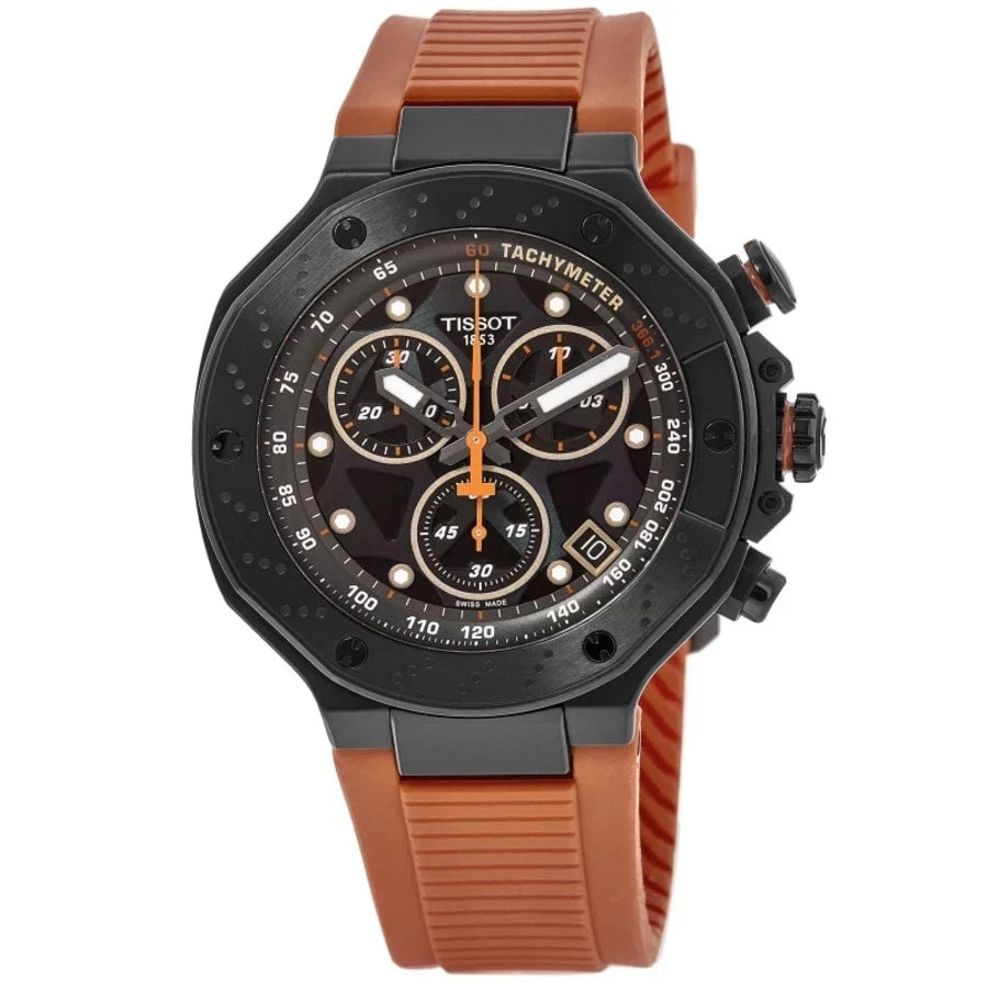 NEW Tissot PRC200 Chronograph Men’s Swiss Quartz Watch Black Dial T1414173705102