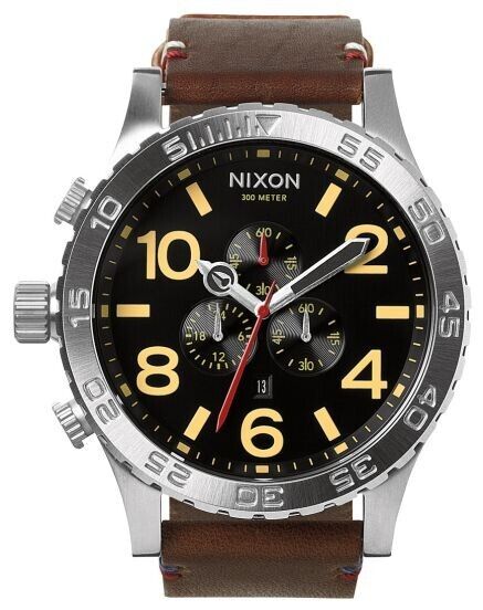 Nixon Mens Chrono Analogue Quartz Watch A124-019 51mm Dial