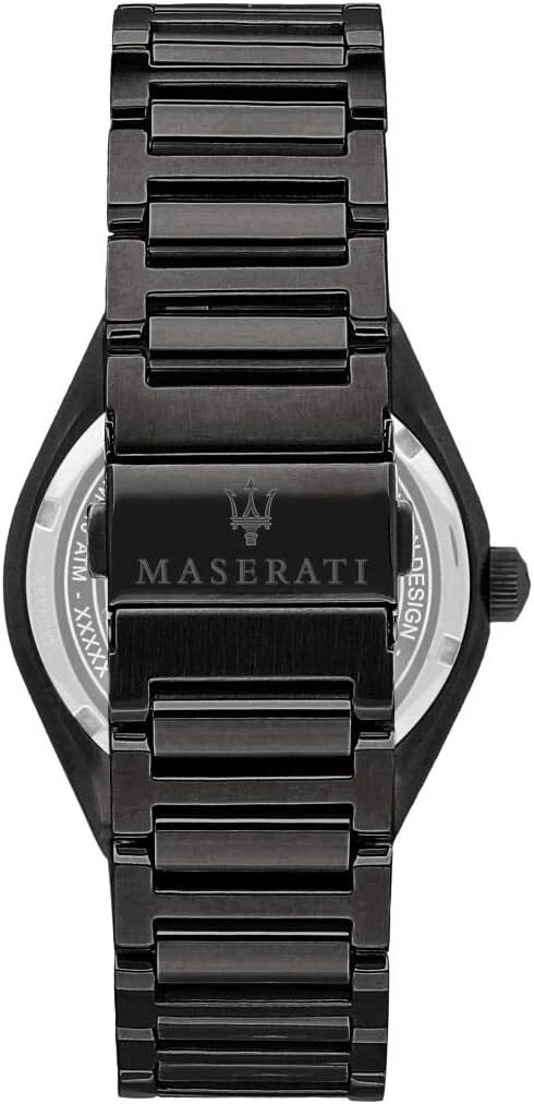 Maserati Men's Analog Watch R8853139004 Black PVD Stainless Steel 40mm Dial
