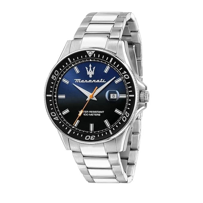Maserati Sfida Date Analog Multicolor Dial Men's Watch R8853140001 Quartz 44mm