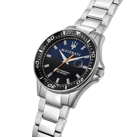 Maserati Sfida Date Analog Multicolor Dial Men's Watch R8853140001 Quartz 44mm