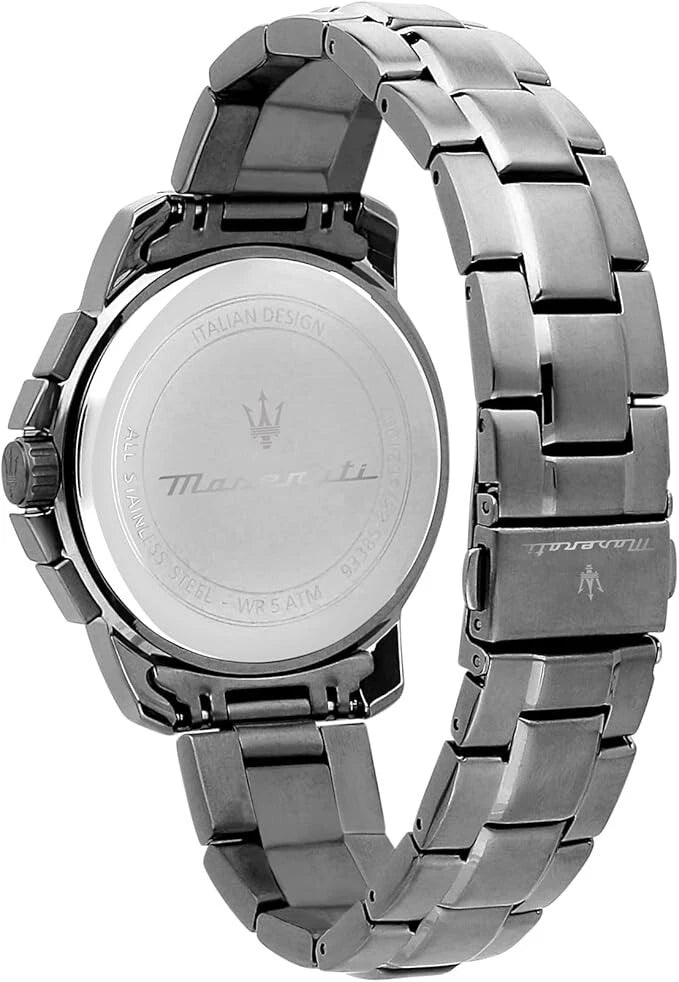 Maserati Men's Analog Watch R8853139004 Black PVD Stainless Steel 40mm Dial