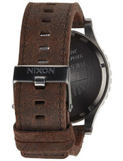 Nixon Mens 51-30 Chrono Analogue Quartz Watch A124-2388 Leather Strap 51mm Dial