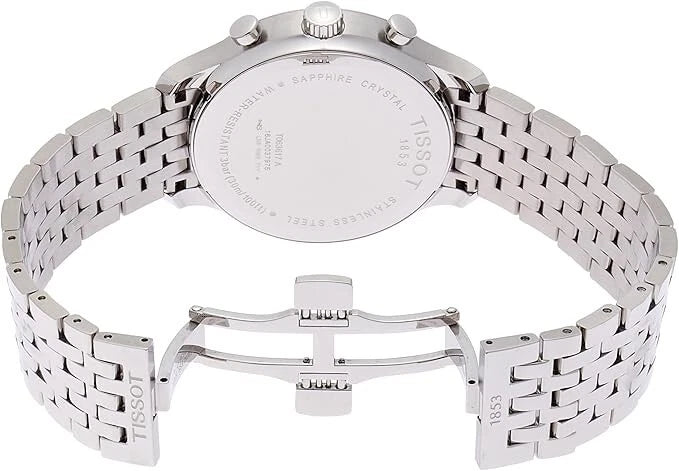 Tissot Tradition Chronograph Silver Dial Stainless Steel Watch T063.617.11.037.0