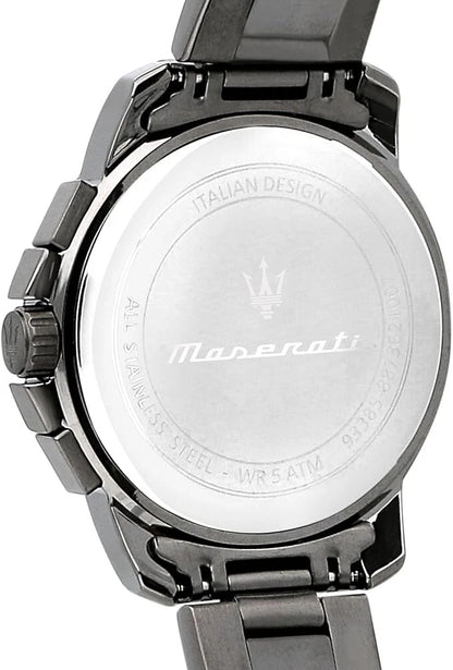 Maserati Men's Analog Watch R8853139004 Black PVD Stainless Steel 40mm Dial