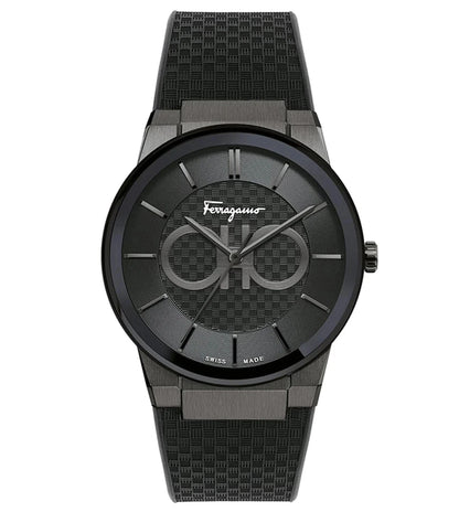 Salvatore Ferragamo Sapphire SFHP00320 Quartz Men's Watch black strap