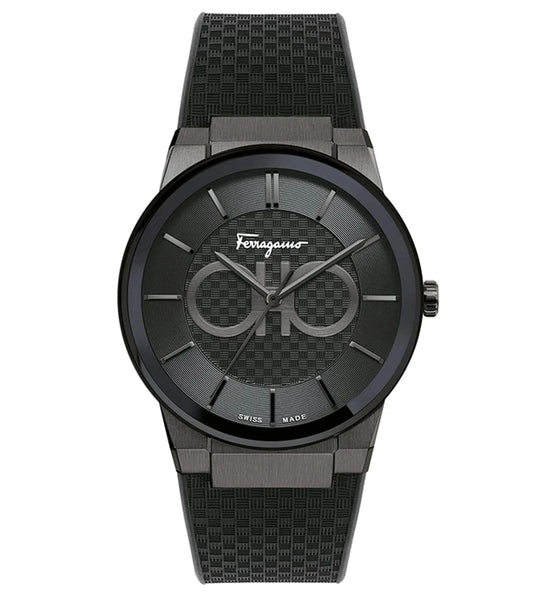 Salvatore Ferragamo Sapphire SFHP00320 Quartz Men's Watch black strap