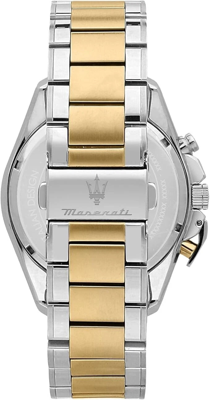 Maserati TRAGUARDO Men's Watch Chronograph Quartz R8873612043 Silver Steel 45mm
